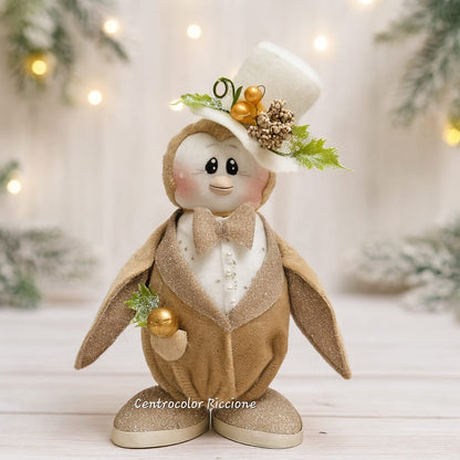 kit  pinguino Pingu bianco o oro