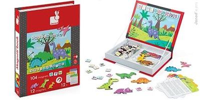 Libri Magnetici Janod  "Dinosauri" - 02816 - 3-8 anni