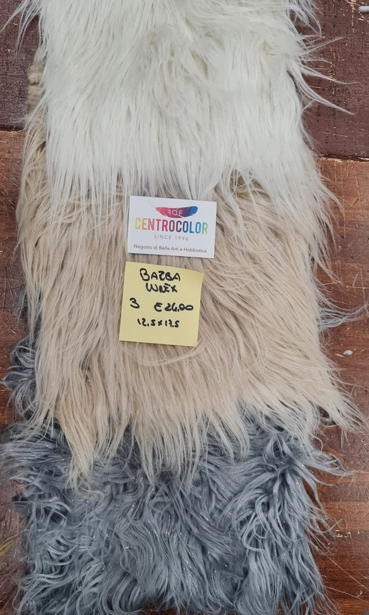 Lotto 3 barbe lurex 12,5x17,5