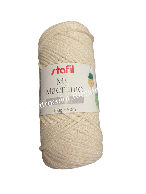 macrame  lurex per barba Natalino  100 gr 90 ml
