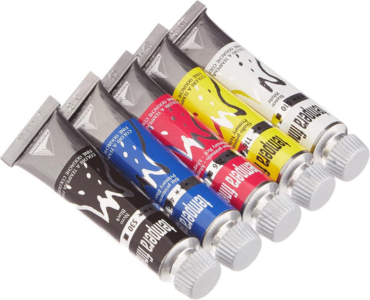 Maimeri Tempera fine set in cartone 5 tubi 20ml colori primari