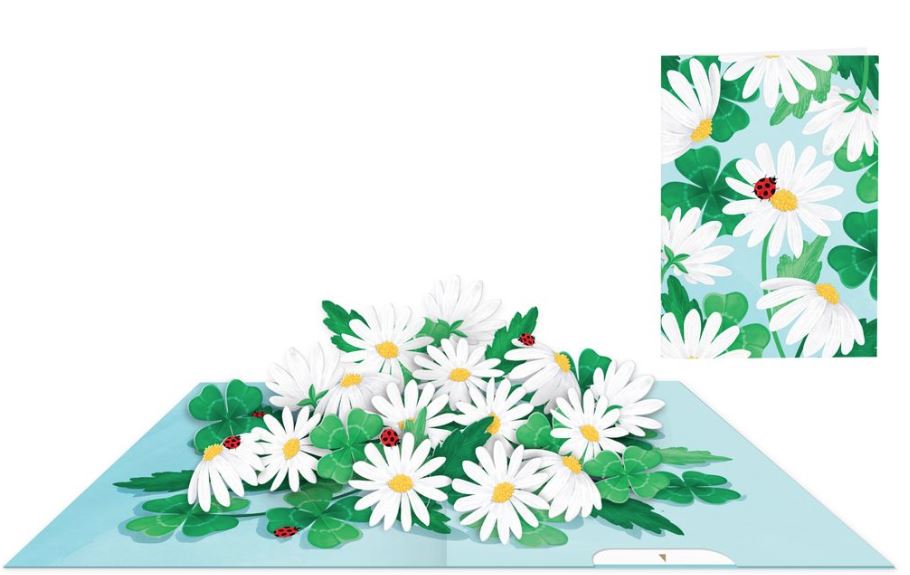 Biglietto KIRIGAMI  Pop Up di Origamo® Margherite