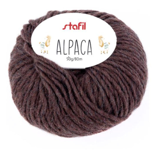 Lana Alpaca 50 gr marrone rossiccio