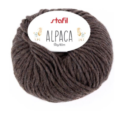 Lana Alpaca 50 gr marrone scuro