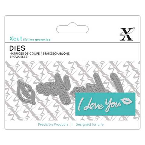 Mini Sentiment Die (4pcs) - I Love You XCU 504051