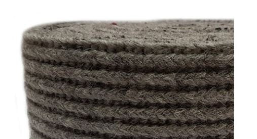 Nastro Lanato 10 cm. altezza Grigio Scuro - CRNSLA01-049