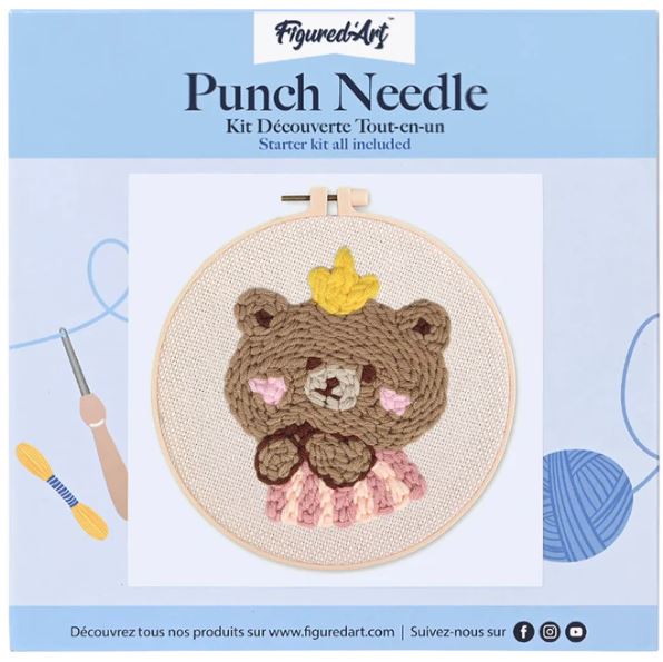 Punch needle orsetta stars