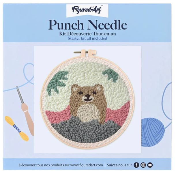 Punch needle orso
