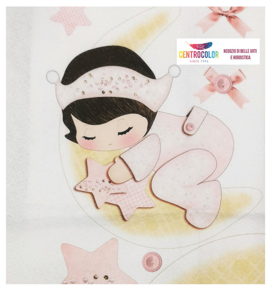 Pannello Fiocchi nascita P-006 Little Girl