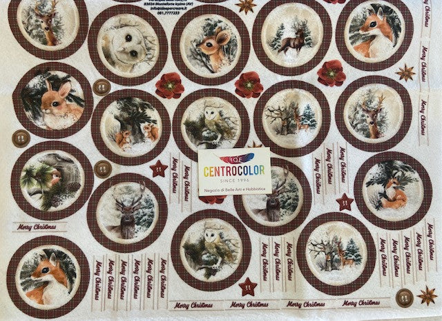 Pannello Scottish winter  diam-8