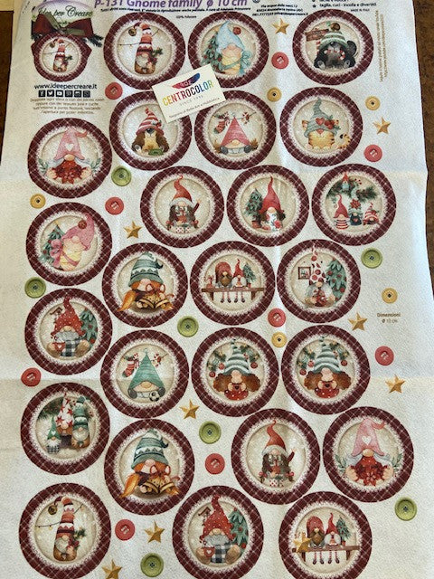 Pannello Gnomo Family diam.10  P-131