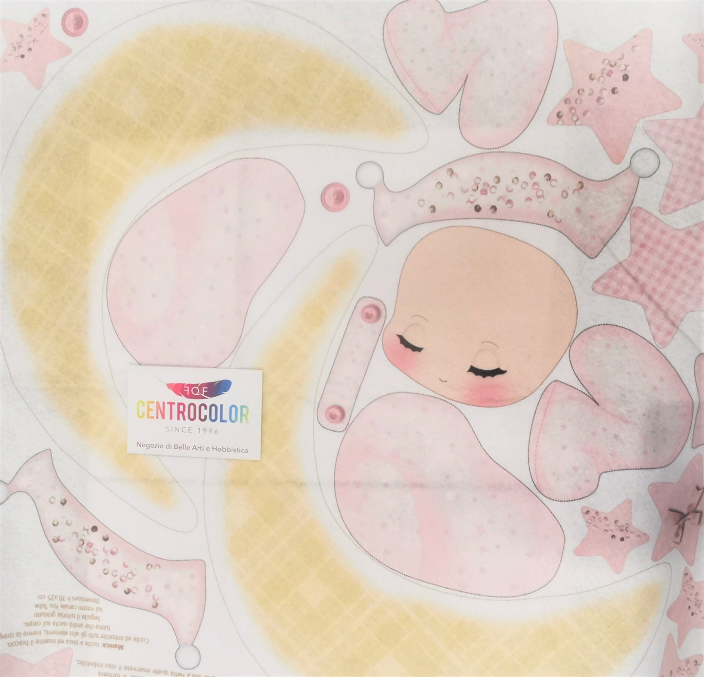 Pannello Fiocchi nascita P-006 Little Girl