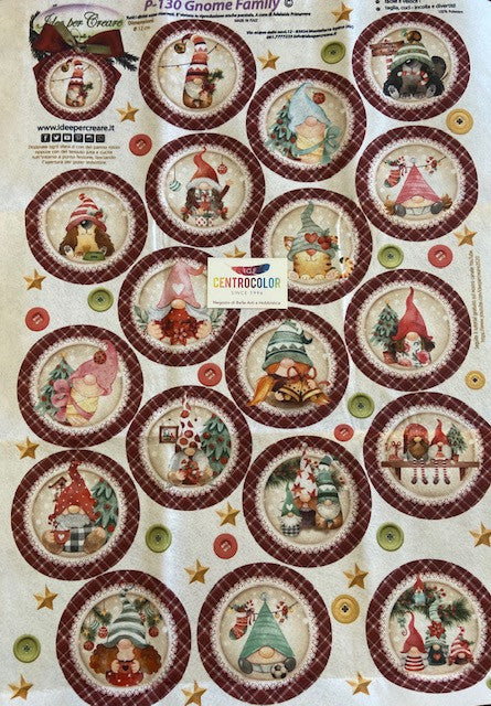 Pannello Gnomo Family diam-12