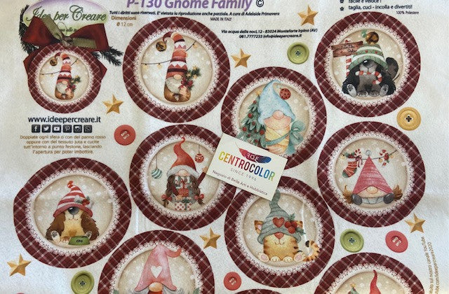 Pannello Gnomo Family diam-12