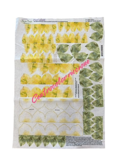 Pannello fatine fiori colorati