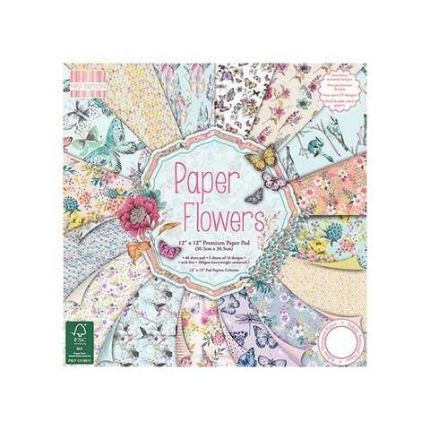 Paper Flowers FEPAD093 30x30cm (12"x12")