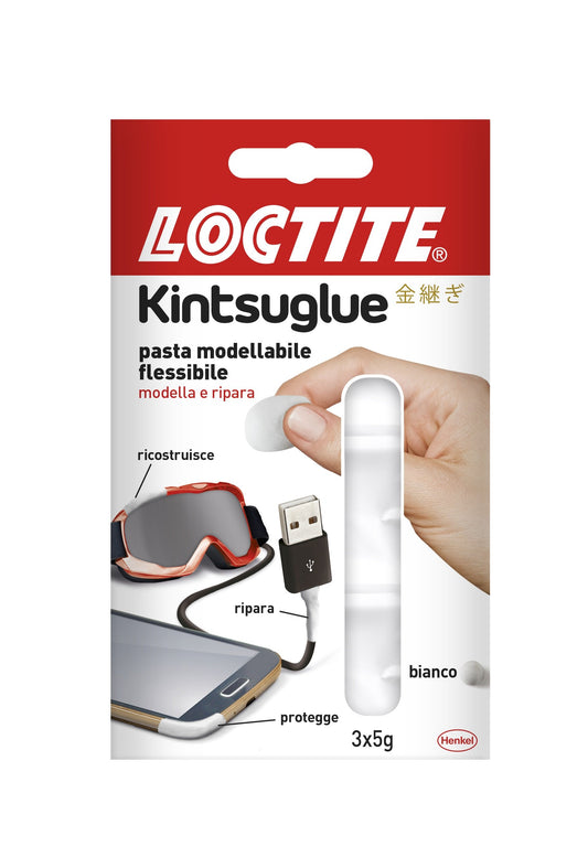 Pasta modellabile Kintsuglue Bianca 3x5gr. - LOCTITE