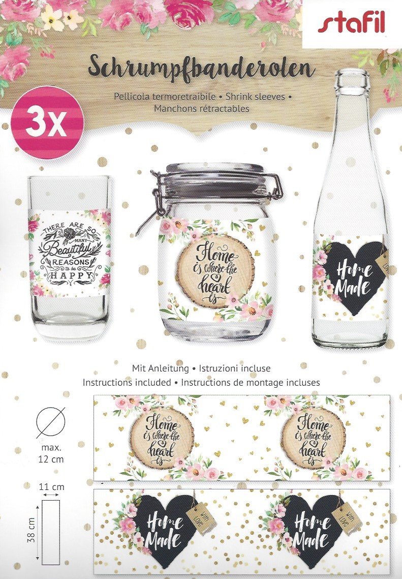 Pellicola termoretraibile 3x - Casa dolce casa 411