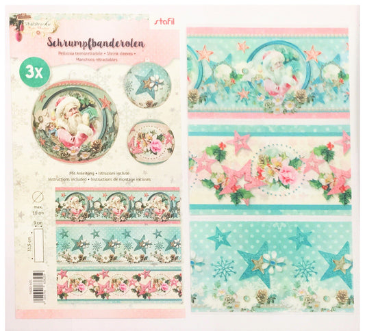 Pellicola termoretraibile 3x - Decorazioni Natalizie 601