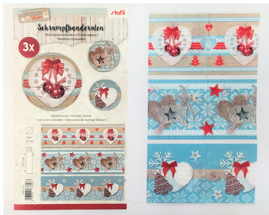 Pellicola termoretraibile 3x - Decorazioni Natalizie 611