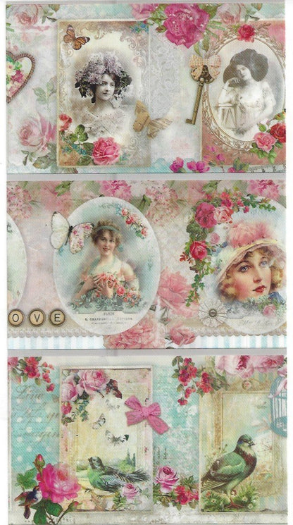 Pellicola termoretraibile 3x - Shabby Style 371