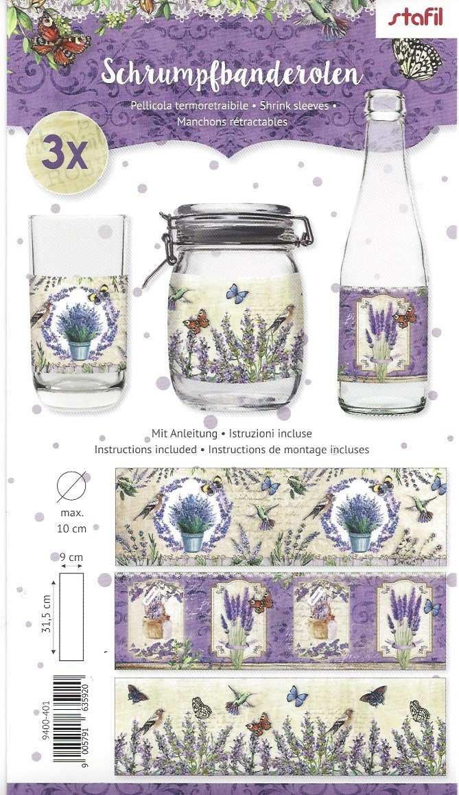 Pellicola termoretraibile 3x - Shabby Style 401