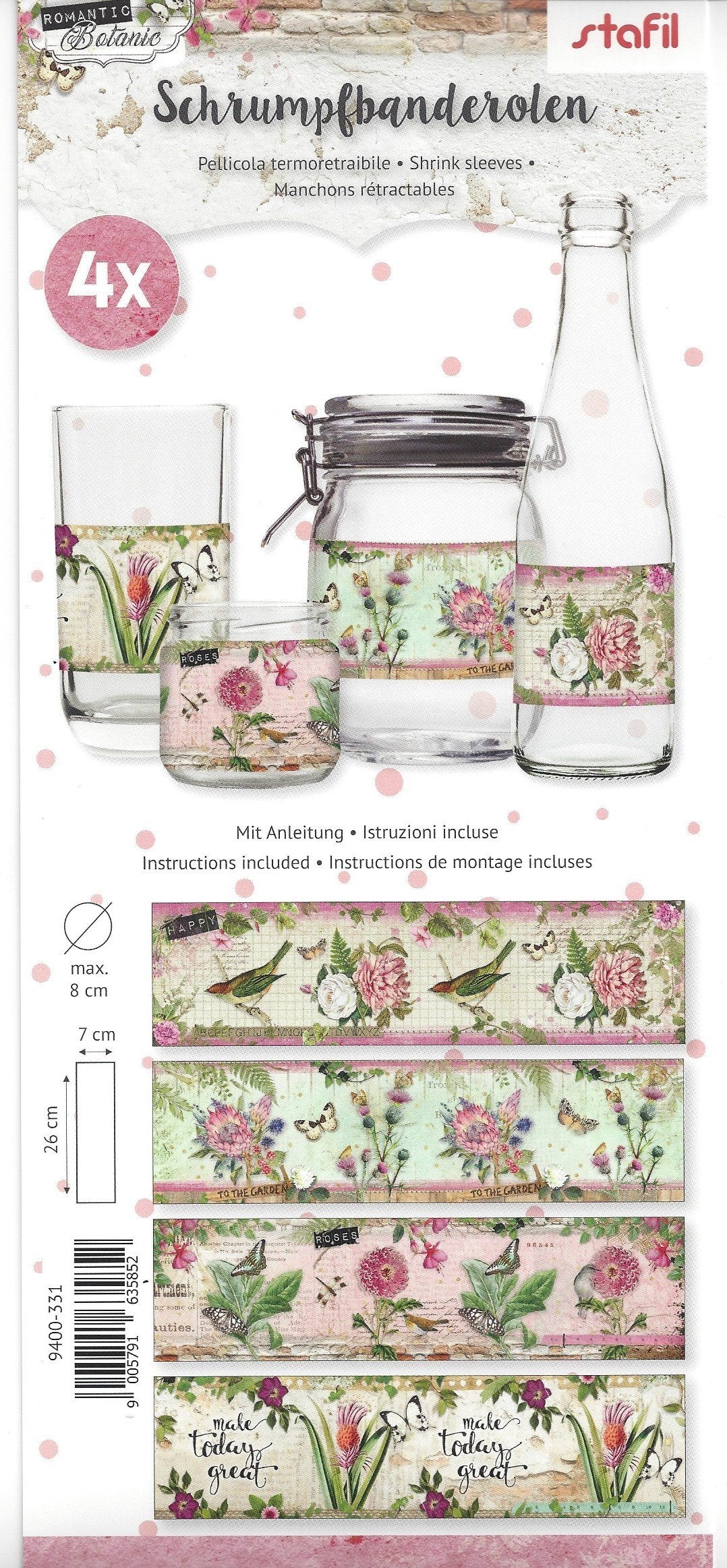 Pellicola termoretraibile 4x - Giardino 331