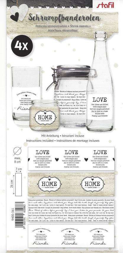 Pellicola termoretraibile 4x - Shabby style 361