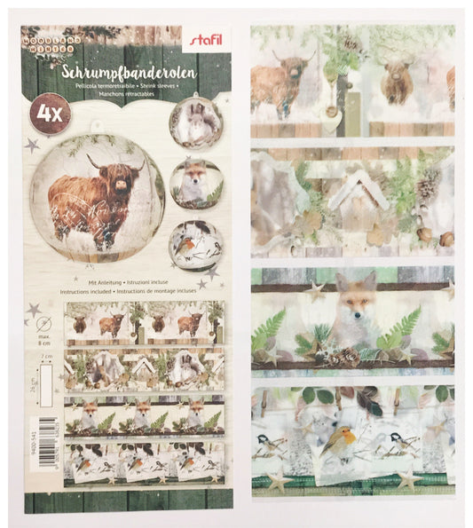 Pellicola termoretraibile - Animali del bosco 541