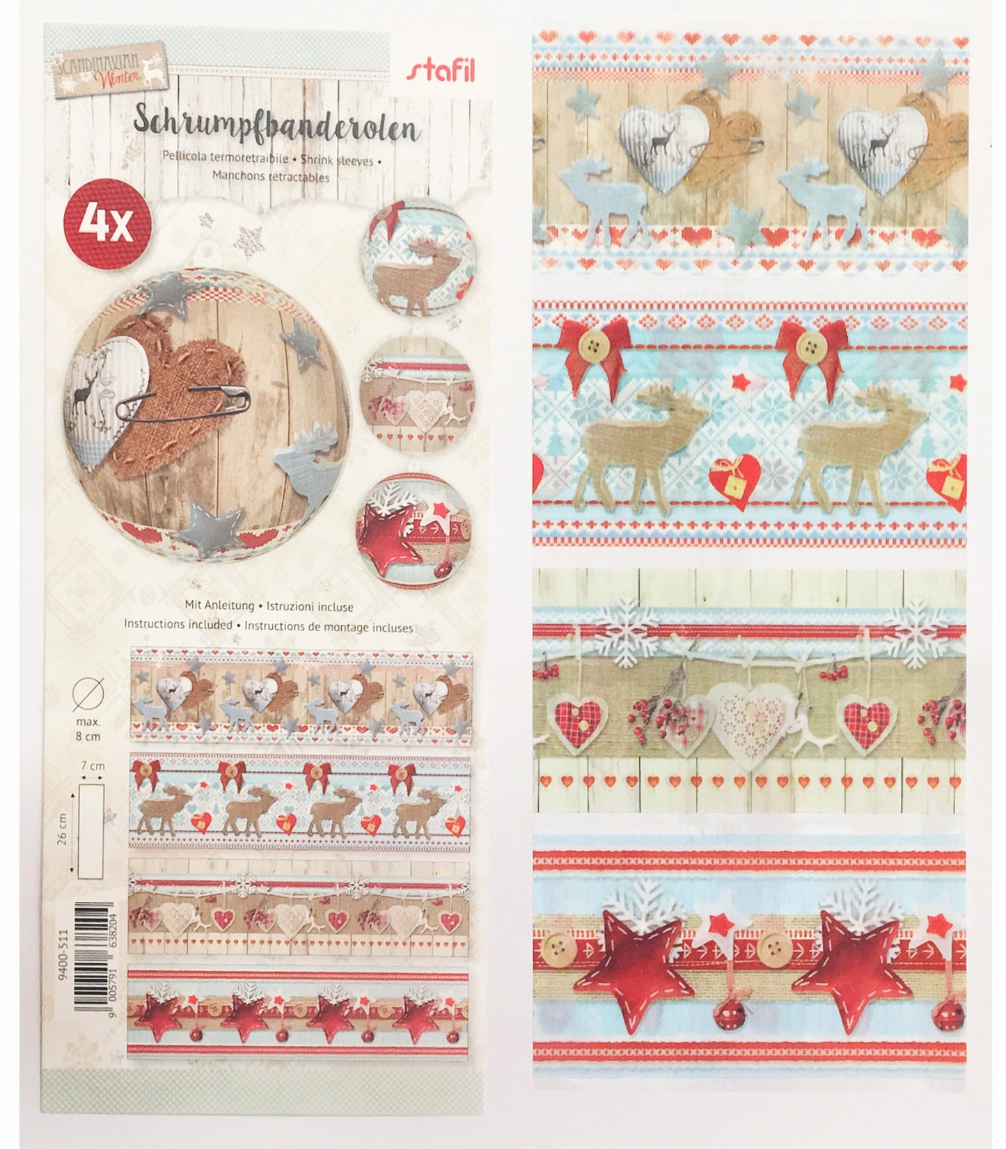 Pellicola termoretraibile - Decorazioni Natalizie 511