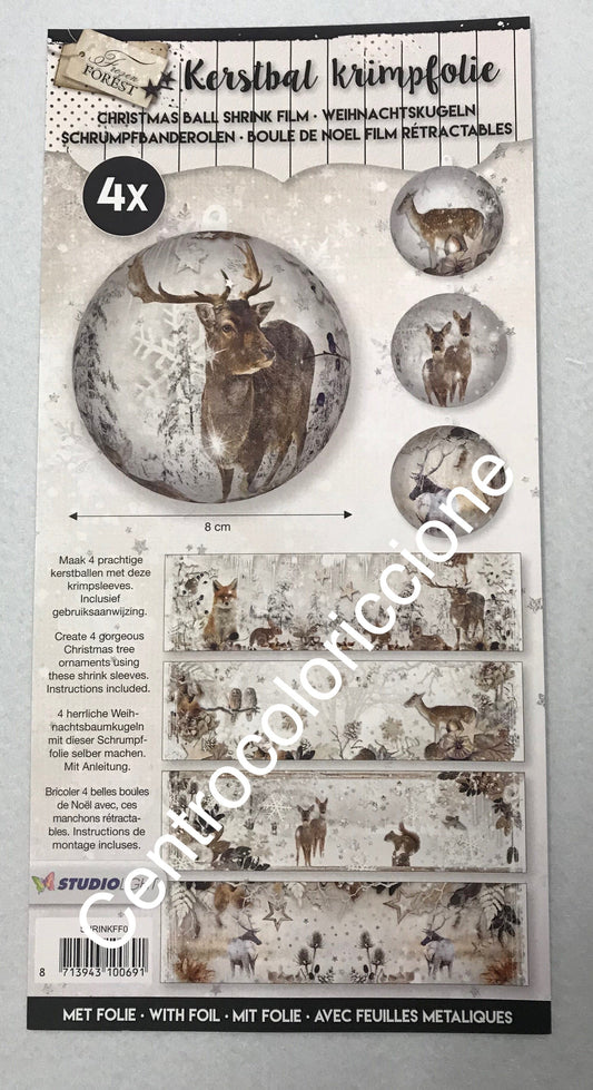 Pellicola termoretraibile foresta innevata 011