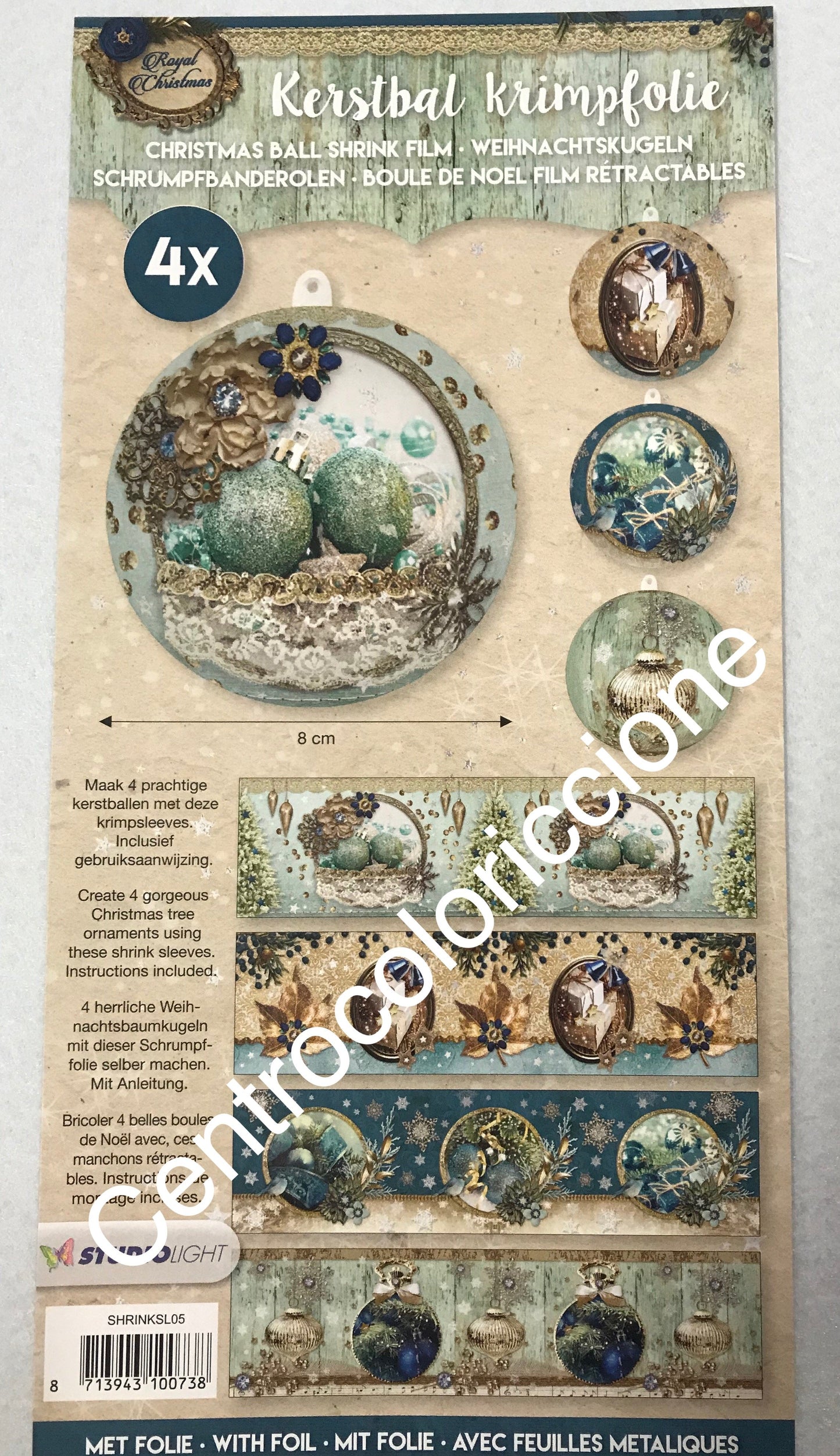 Pellicola termoretraibile royal natale 051