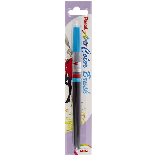 Pentel Color  Brush  Ricaricabile  con punta a pennello- Acquarello Azzurro