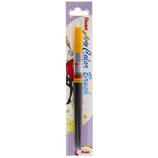 Pentel Color  Brush  Ricaricabile  con punta a pennello- Acquarello Giallo Arancia