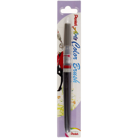 Pentel Color  Brush  Ricaricabile  con punta a pennello- Acquarello Grigio