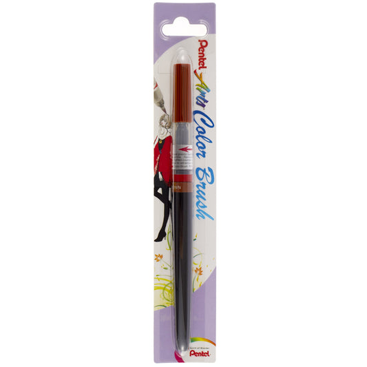 Pentel Color  Brush  Ricaricabile  con punta a pennello- Acquarello Marrone