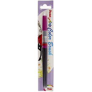 Pentel Color  Brush  Ricaricabile  con punta a pennello- Acquarello Porpora