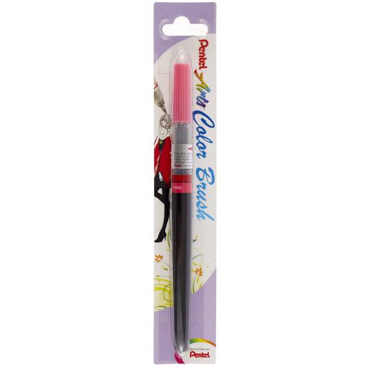 Pentel Color  Brush  Ricaricabile  con punta a pennello- Acquarello Rosa