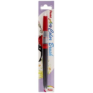 Pentel Color  Brush  Ricaricabile  con punta a pennello- Acquarello Rosso
