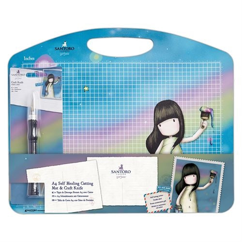 Piano da taglio in formato a4 con cutter: penna a bisturi di gorjuss  Santoro