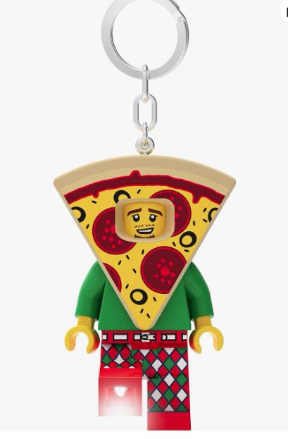 Lego portachiavi led pizza guy