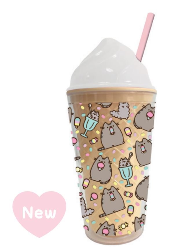 Porta bibite da viaggio Pusheen Novelty Beaker with Straw PUSG2887