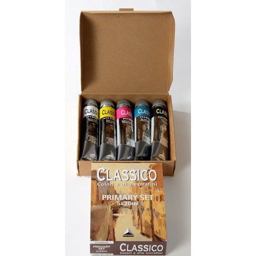 Primary Set Classico 5x20 ml colori ad olio extra fine Maimeri