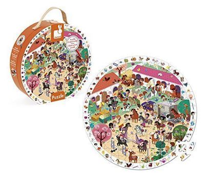 Puzzle Janod  "Al galoppo" - 02796 -6-9 anni
