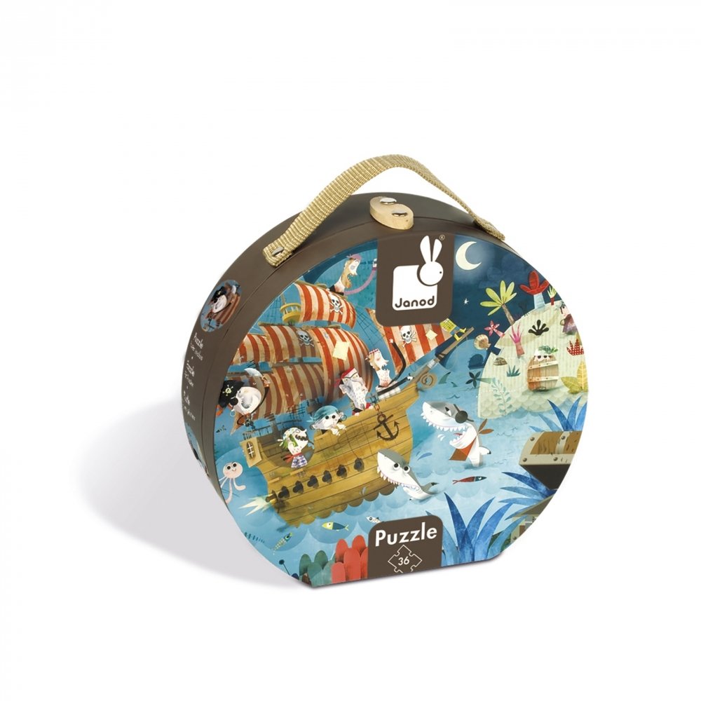 Puzzle Janod  "La caccia al tesoro" - 02922 -4-7 anni