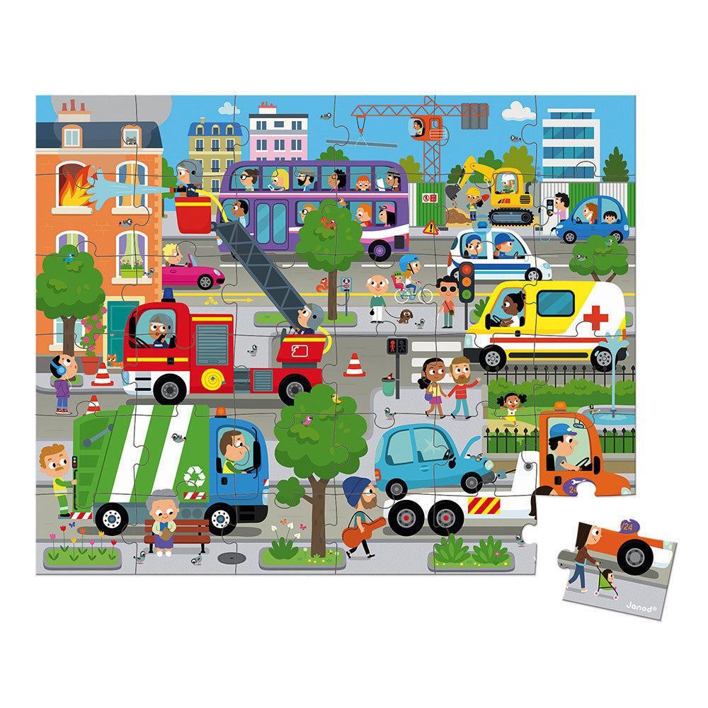 Puzzle Janod Città 02659 +4 anni