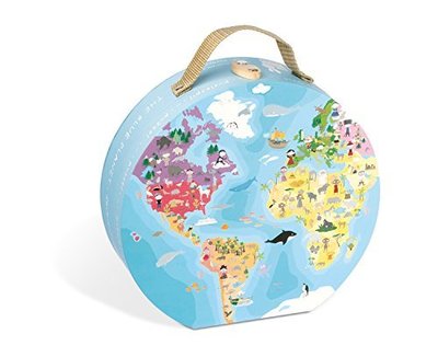 Puzzle Janod  "Geografia" - 02926 -6-9 anni