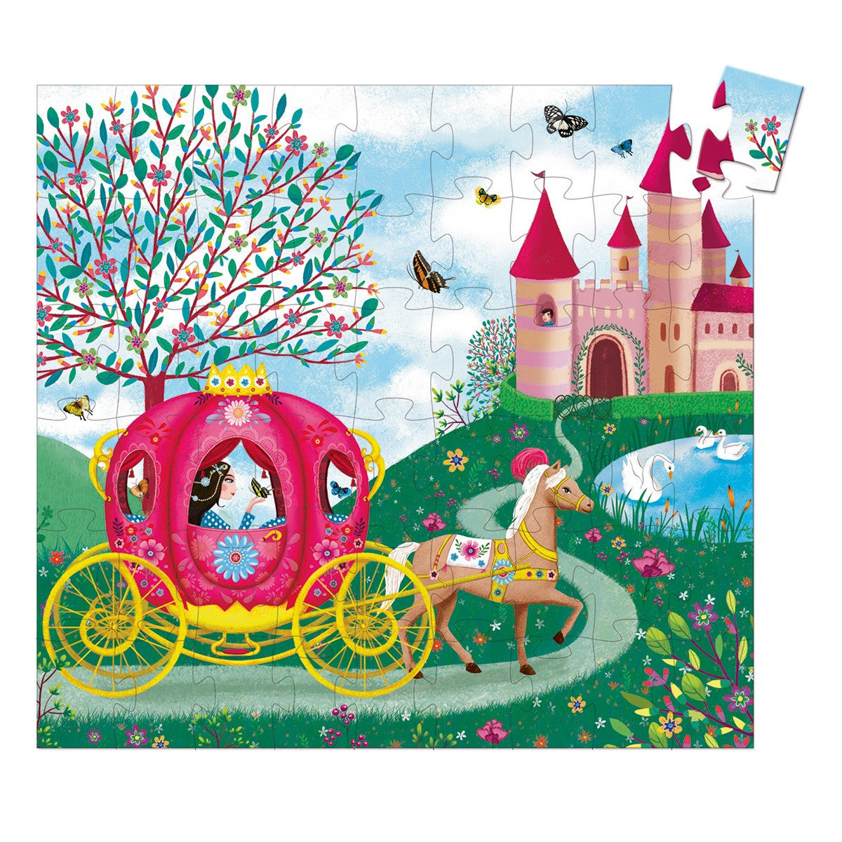 Puzzle Janod La carrozza di Elise 54 pz. DJ07254 +5 anni