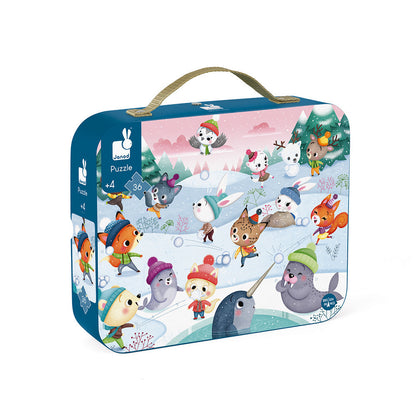 Puzzle Janod Palle di Neve 36 pz. 02662 +4 anni