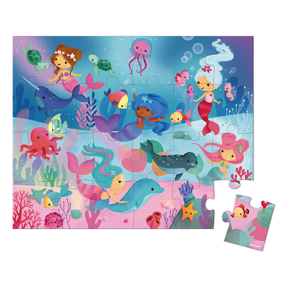 Puzzle Janod Sirene 24 pz. 02683 +3 anni